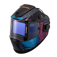 VEVOR Welding Helmet Auto Darkening Large Viewing with Side View 4.25