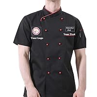 Personalized Customized Chef Jacket Hotel Kitchen Restaurant Chef Coat