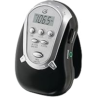 GPX R300S Am/FM Armband Radio with Earbuds,Black
