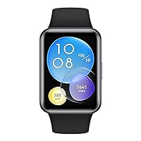 HUAWEI Watch FIT 2 Smartwatch, 1.74-inch Display, Bluetooth Calling, Up to 10 Days Battery Life, Quick-Workout Animations - (Black)