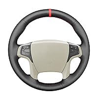 MEWANT for Sienna Steering Wheel Wrap Steering Wheel Cover for Toyota Sienna Leather Steering Wheel Cover 2011-2014