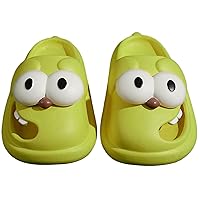 Cloud Slides Soft ＆ Non Slip Summer Slippers Big Eye Dog Cute Slippers 3D Funny Slippers with Anti Bump Design Thick Sole Cloud Sandals for Shower Pool Beach,Shower Shoes