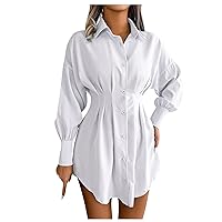 Teen For Girls' Woman Pull On Top Plain Long_Sleeve Cushiony Button Down