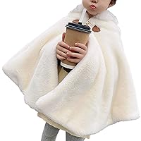 ACSUSS Unisex Baby Toddler Hooded Cloak Cartoon Carseat Coat Fall Winter Capes Poncho Snowsuit