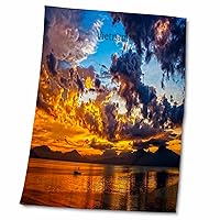 3dRose Image of Gorgeous Sunset Over Da Nang Vietnam - Towels (twl-302048-2)