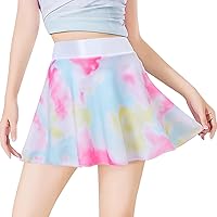 Girls Skorts High Waist Athletic Skirts with Shorts Stretchy Activewear for Teens Kids Performance Tennis