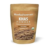 Khas Powder – Vetiveria Zizanioides – Source of Vitamins, Proteins, Minerals and Dietary Fibre – Non GMO, Organic, Vegan – 454 GMS