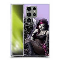 Head Case Designs Officially Licensed Tom Wood Goth Girl Vampire Fantasy Soft Gel Case Compatible with Samsung Galaxy S24 Ultra 5G