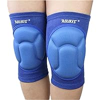 Knee Pads for Gardening, Anti-Slip Collision Avoidance for House Cleaning, Construction, Flooring Kneepads with Thick EVA Foam, Kneeling Cushion for Volleyball, Football Dance (Blue)