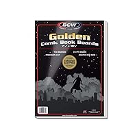 BCW Supplies Golden Comic Backing Boards (100 Count)