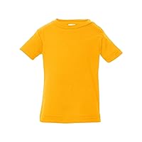 Baby Girls' Infant Fine Durable Jersey Crewneck Short Sleeve T-Shirt (5 Pack)