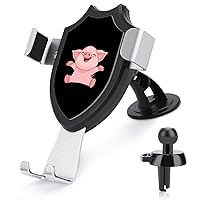 Cute Pig Cell Phone Car Mount Windshield Air Vent Universal Accessories Adjustable Phone Holders for Your Car