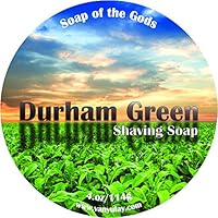 Durham Green Natural Shaving Soap Nourishing with Kokum Butters 4.0 oz