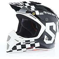 MX Speed Master Black White Helmet size Large