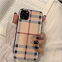 Protective Case for iPhone 11, Luxury Stylish PU Leather Ultra Slim & Thin TPU Anti-Slip Scratch Resistant Drop Proof Case for Apple iPhone 11, with TPU Frame