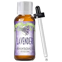 Professional Lavender Fragrance Oil 30ml for Diffuser, Candles, Soaps, Lotions, Perfume 1 fl oz