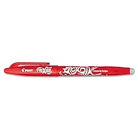 Pilot, FriXion Ball Erasable & Refillable Gel Ink Pens, Fine Point 0.7 mm, Pack of 12, Red