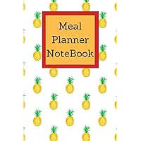 Meal Planner NoteBook: 52 Weeks of Menu Planning Pages With Shopping List | 6 x 9 Inch 120 Pages