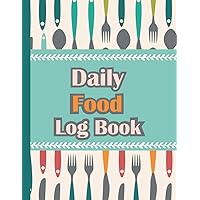 Daily Food Log Book: 3 Months Daily Food Intake Journal, Track your wellness, Ideal for Weight Loss Notebook