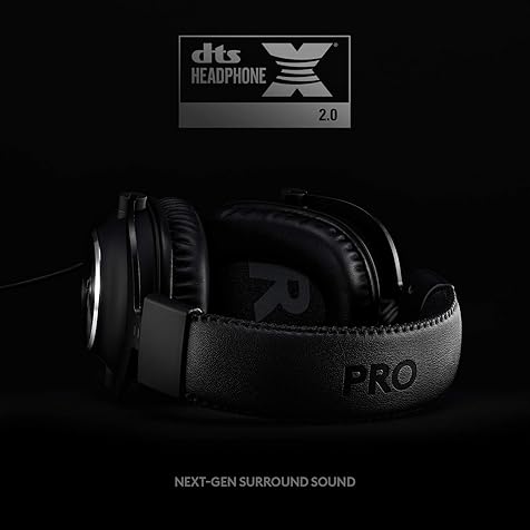 PRO X Gaming Headset (2nd Generation) with Blue Voice, DTS Headphone 7.1 and 50 mm PRO-G Drivers, for PC, Xbox One, Xbox Series X|S,PS5,PS4, Nintendo Switch - Black