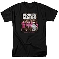 Bridesmaids Kristen Wiig Maya Rudolph Wedding Comedy Movie Poster Adult T-Shirt Black
