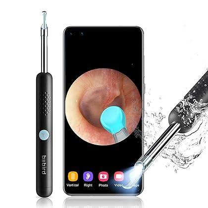Earwax Removal Tool with Camera,Earwax Cleaner Tools with 1080P FHD Wireless Ear Otoscope,Earwax Cleaner Pick Kit for Android,iPhone & iPad