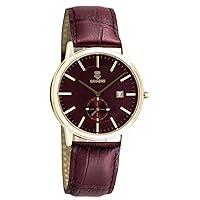 Cavadini Yukon CV-4304 Men's Watch Stainless Steel with Leather Strap
