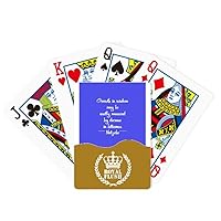 Life Growth Art Deco Fashion Royal Flush Poker Playing Card Game