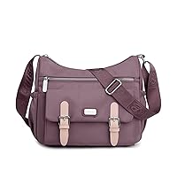 Oichy Crossbody Bags for Women Lightweight Shoulder Handbags Waterproof Nylon Purse with Pockets Messenger Bags