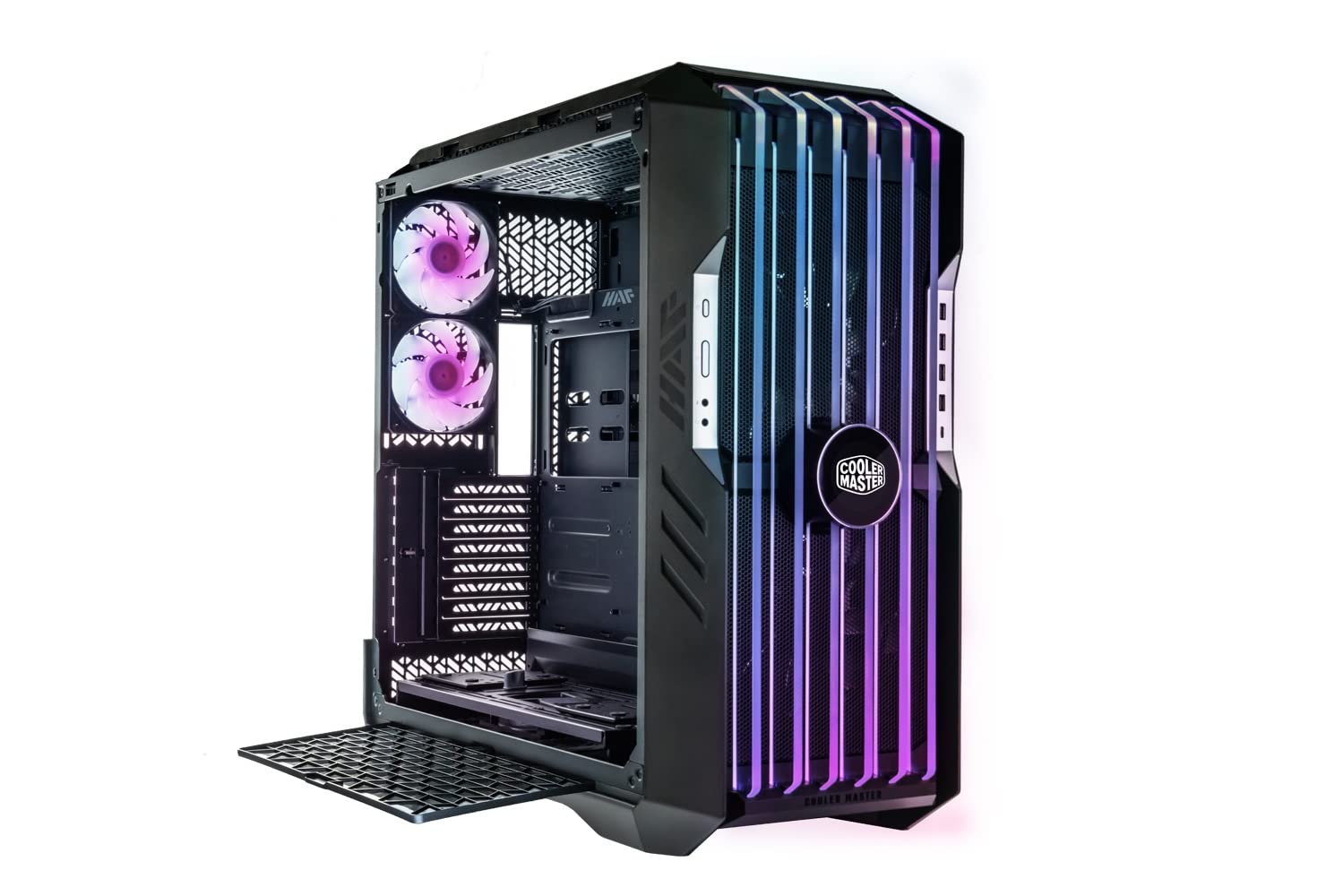 Cooler Master HAF 700 EVO E-ATX High Airflow PC Case with Breathable TG Front Panel, 200mm Sickleflow ARGB Fans
