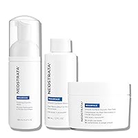 Foaming Glycolic Face Wash High Strength AHA Cleanser with Smooth Surface Glycolic At-Home Chemical Peel (2 Items)