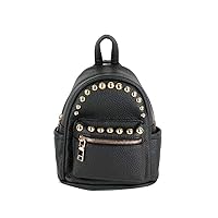 Gorgeous Black Studs Strap Backpack Bag
