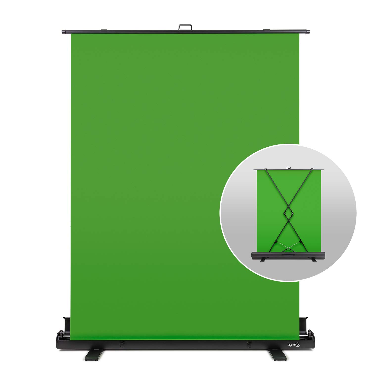 Want a professional-looking green screen for your video projects? The Elgato green screen is your solution! With a durable and wrinkle-free design, this portable green screen is perfect for content creators on the go. Click to buy yours today!