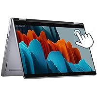 Dell Latitude 5310 2 in 1 Touchscreen Laptop i7, 14in FHD(1920x1080) i7 Laptop, Quad Core i7-10th 4.9GHz, 16GB RAM, 512GB SSD, Silver, Win10 pro(Renewed)