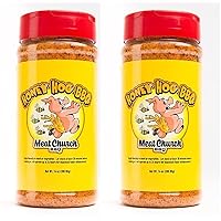 Meat Church BBQ Rub Combo: Two Bottles of Honey Hog (14 oz) BBQ Rub and Seasoning for Meat and Vegetables, Gluten Free, Total of 28 Ounces