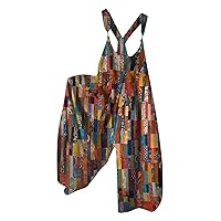Jumpsuits for Women Casual, 2024 Summer Fashion Wide Leg Overalls, Womens Boho Baggy Pants, Oversize Loose Fit Rompers