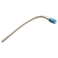 SECLBL Saliva Ejectors, Clear with Blue Tip (Pack of 100)