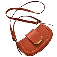 Leather Crossbody Purse Bag with Adjustable Strap and Top Zip - Chic Design & Durable Shoulder Bag for Women & Girls