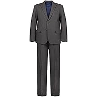 IZOD Boys 2-Piece Formal Suit Set, Includes Single Breasted Jacket & Straight Leg Dress Pants with Belt Loops & Pockets