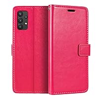 Samsung Galaxy M32 5G Case, Premium PU Leather Magnetic Flip Case Cover with Card Holder and Kickstand for Samsung Galaxy M32 5G (6.5”)
