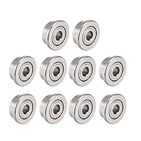 uxcell F681XZZ Flanged Ball Bearing 1.5x4x2mm Double Metal Shielded (GCr15) Chrome Steel Flange Rip Bearings 10pcs