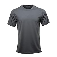 Men's Merino Wool Lightweight Hiking Running Workout Breathable Base Layer T Shirt