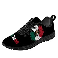 Mexico Shoes for Women Men Running Walking Tennis Breathable Sport Sneakers Mexican Shoes Gifts for Girl Boy