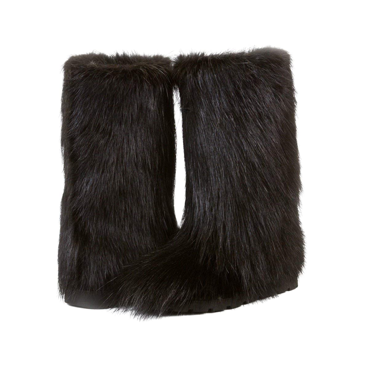 Genuine High Fur Winter Bootsmukluks Snow Furry Yeti Boots - Etsy