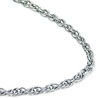 True Titanium 2.5MM Rope Necklace Chain