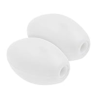JEZERO Deep Water Fishing Floats: Great for Trail Markers, Dock Floats, Swim Buoy, Kayak Anchor Kit, Pool Buoy, Crabbing & Boats | 2 Pack - White, 6