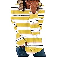 Custom T Shirts, Long Sleeve Sweatshirt for Women Print Graphic Casual Plus Size Basic Tops