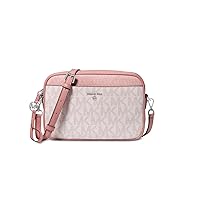 Michael Michael Kors Women's Signature Large East West Camera Crossbody Pastel Pink