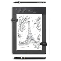 Repaper Xlite - Pencil and Paper Graphics Tablet with 8192 Pressure Levels Black