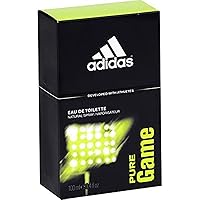 Adidas Eau de Toilette Spray for Men, Pure Game, 100 ml Adidas Eau de Toilette Spray for Men, Pure Game, 100 ml